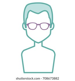 young man shirtless avatar character