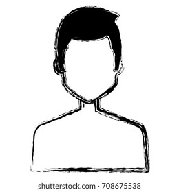 young man shirtless avatar character