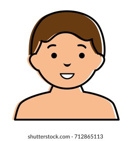 young man shirtless avatar character