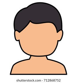 young man shirtless avatar character
