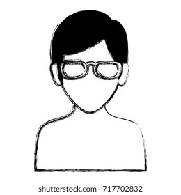 young man shirtless avatar character