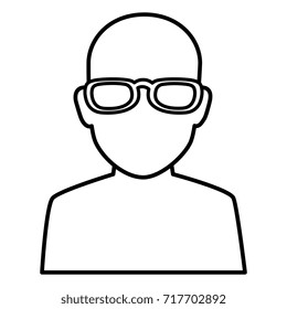 young man shirtless avatar character