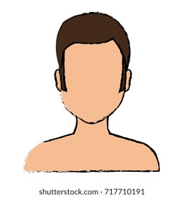 young man shirtless avatar character