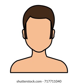 young man shirtless avatar character