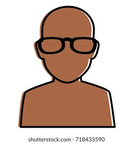 young man shirtless avatar character