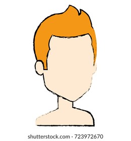 young man shirtless avatar character