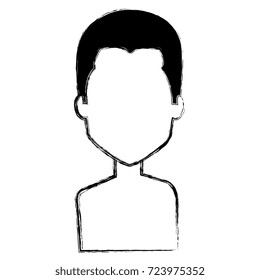 young man shirtless avatar character
