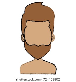 young man shirtless avatar character