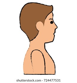 young man shirtless avatar character