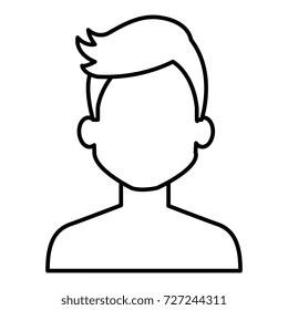 young man shirtless avatar character