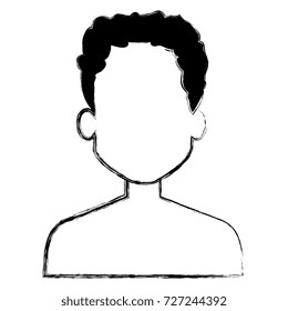 young man shirtless avatar character