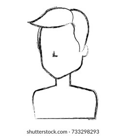 young man shirtless avatar character