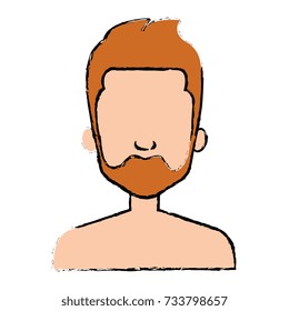 young man shirtless avatar character