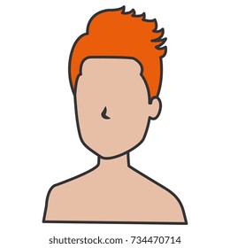 young man shirtless avatar character