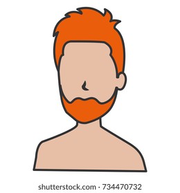 young man shirtless avatar character