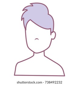 young man shirtless avatar character