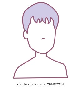 young man shirtless avatar character