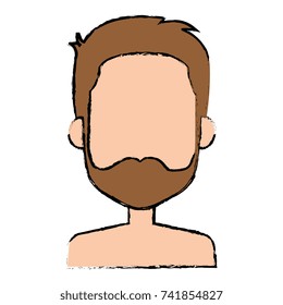 young man shirtless avatar character