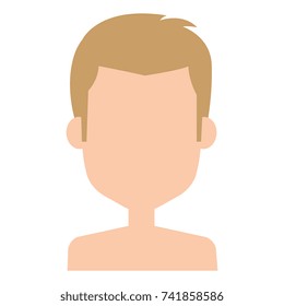 young man shirtless avatar character