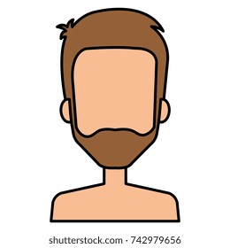 young man shirtless avatar character