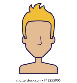 young man shirtless avatar character