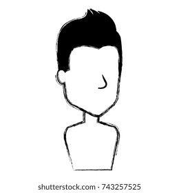 young man shirtless avatar character