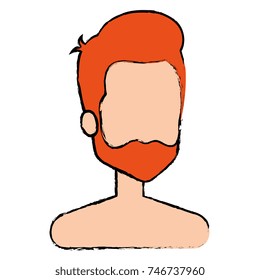young man shirtless avatar character