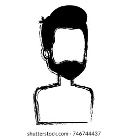 young man shirtless avatar character