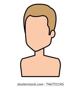 young man shirtless avatar character