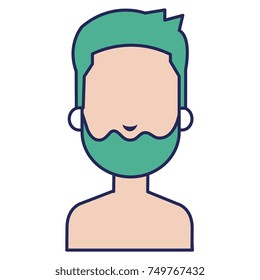 young man shirtless avatar character