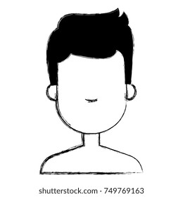 young man shirtless avatar character