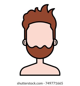 young man shirtless avatar character