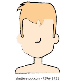 young man shirtless avatar character