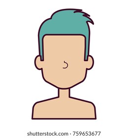 young man shirtless avatar character