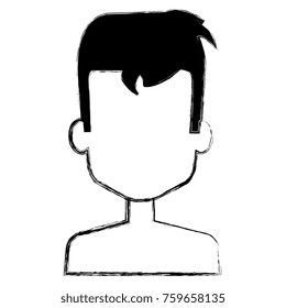 young man shirtless avatar character