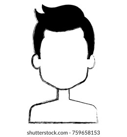 young man shirtless avatar character