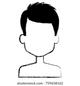 young man shirtless avatar character