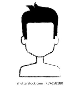 young man shirtless avatar character