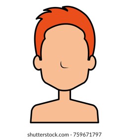 young man shirtless avatar character