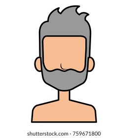 young man shirtless avatar character