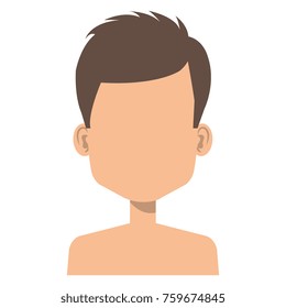young man shirtless avatar character