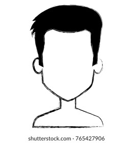young man shirtless avatar character