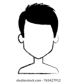 young man shirtless avatar character