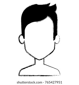 young man shirtless avatar character