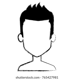 young man shirtless avatar character