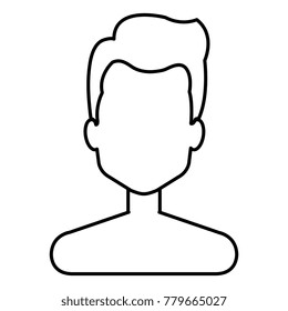 young man shirtless avatar character