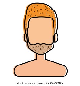 young man shirtless avatar character