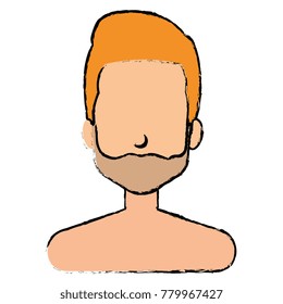 young man shirtless avatar character