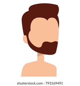 young man shirtless avatar character