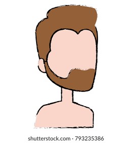 young man shirtless avatar character